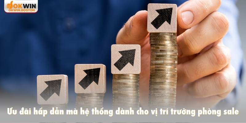 Ưu đãi hấp dẫn mà hệ thống dành cho vị trí trưởng phòng sale