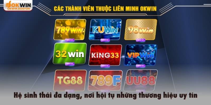 Hệ sinh thái đa dạng, nơi hội tụ những thương hiệu uy tín